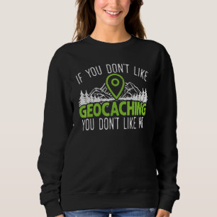 Sudadera Geocaching Geocacher Cache Gps Seguimiento Tesoro