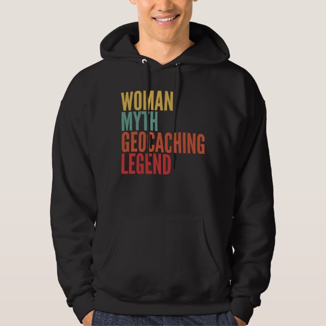 Sudadera Geocaching Woman Myth Geocaching Legend (Anverso)