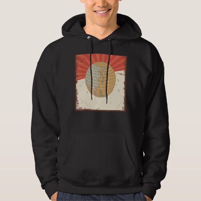 Sudadera Geografía de la Tierra del Mundo de Guay retro vin (Anverso)