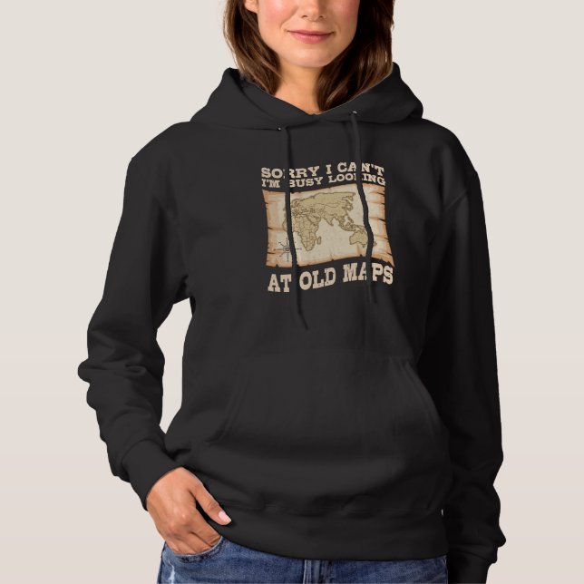 Sudadera Geographer World Map Cartographer Geography Geolog (Anverso)