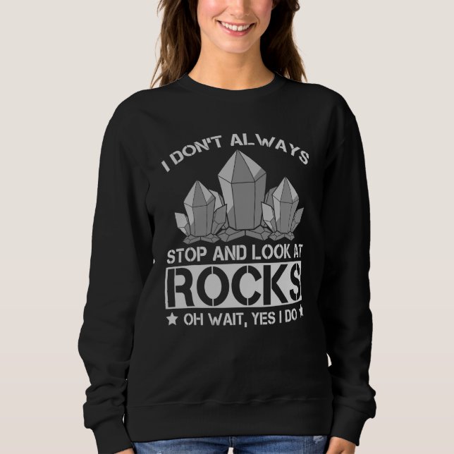 Sudadera Geologia Ciencia Rockea Geología Minera (Anverso)
