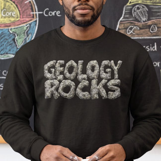 Sudadera Geología Divertida Roca Chiste - Estudiante de Cie