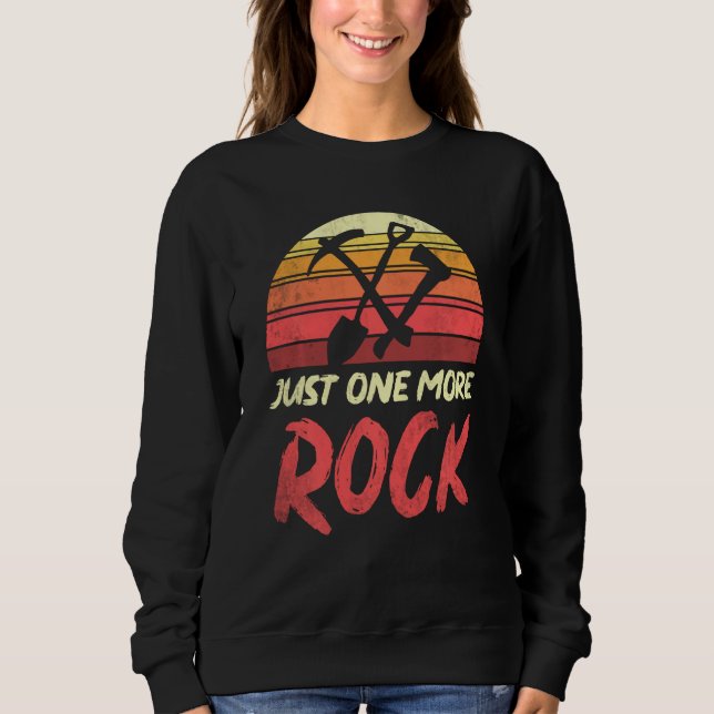 Sudadera Geologia sólo una más de la geología retro rock 1 (Anverso)
