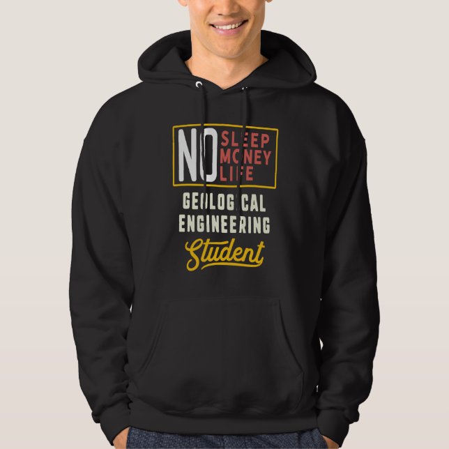 Sudadera Geological Engineering Major Studen Graduation (Anverso)