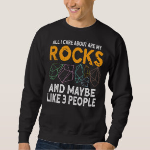 Sudadera Geólogo geológico de piedra de la caza de rock de 