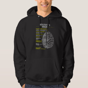 Sudadera Geólogo Rockhounding Colector Mineral Cerebro Roc