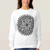 Geometría Sagrada Intrincada Mandala hecha a mano 