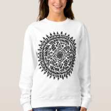 Geometría Sagrada Intrincada Mandala hecha a mano 