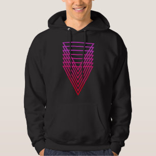 Sudadera Geometría Sagrada Triángulo Repetitivo Geométrico