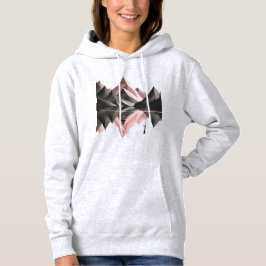 Sudadera Geometric Mountain Scene – Women’s Hoodie