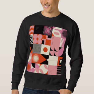 Sudadera Geométrico escandinavo: patrón de arte colorido