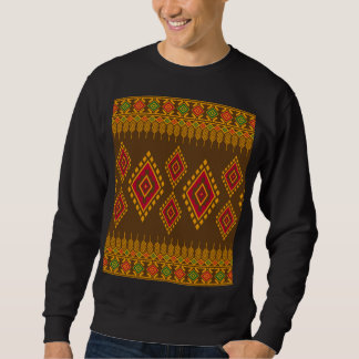 Sudadera Geométrico étnico, diseño tradicional, sin costura