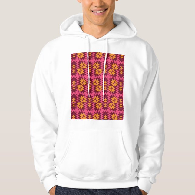 Sudadera Geométrico sin tiempo: patrón sin foco (Anverso)