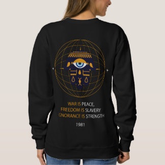 Sudadera George Orwell 1984 Guerra Libertad esclavitud