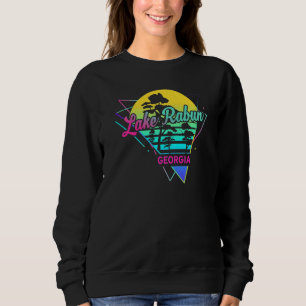 Sudadera Georgia EE. UU. Nostálgico Retro Lago Rabun