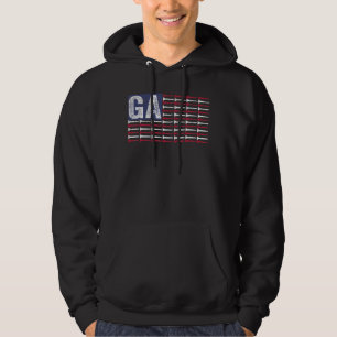 Sudadera Georgia Hogar Estado Ga Bandera Americana Golf Pat