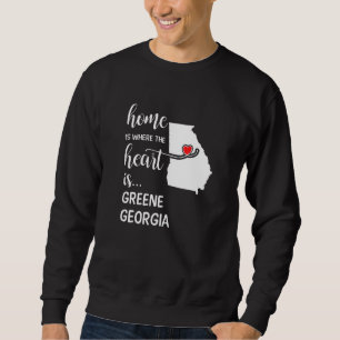 Sudadera Georgia Home Es Donde El Corazón Es El Condado De