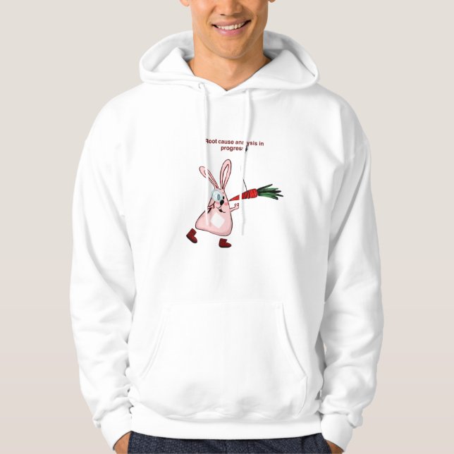 Sudadera gerente de riesgos en acción  (Anverso)