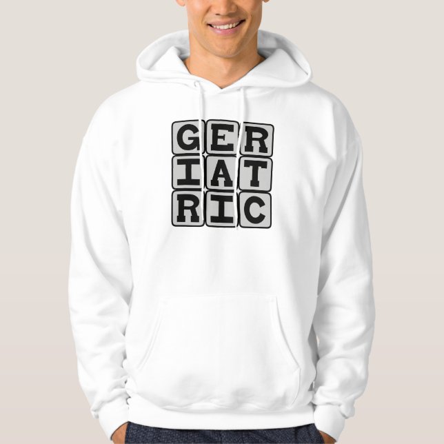 Sudadera Geriátrico, Relativo a Ancianos (Anverso)