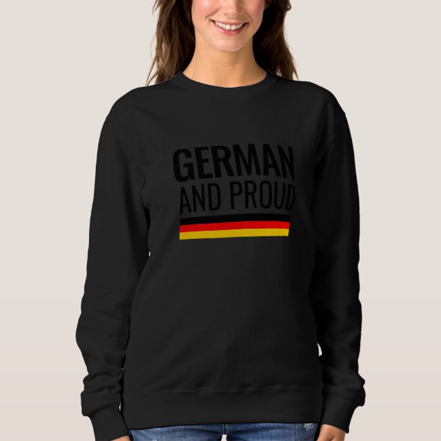 Sudadera German And Proud Germany Flag  1 (Anverso)