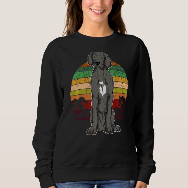 Sudadera German Mastiff Great Dane Sunset (Anverso)