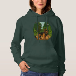 Sudadera German Shepherd Forest Adventure Dog 