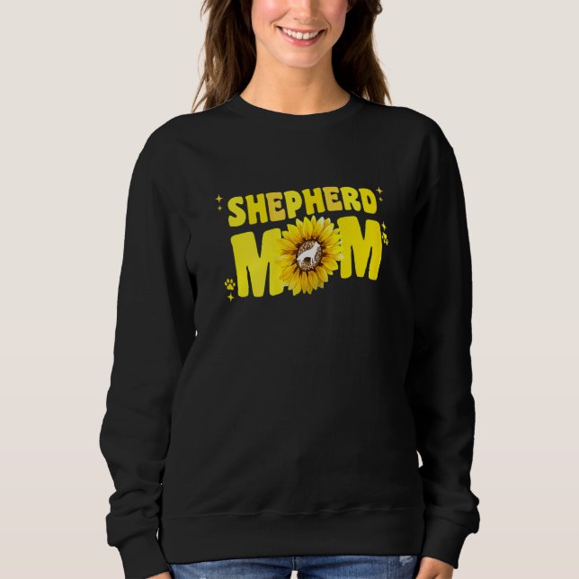 Sudadera German Shepherd Mom For Women Sunflower Shepherd G (Anverso)