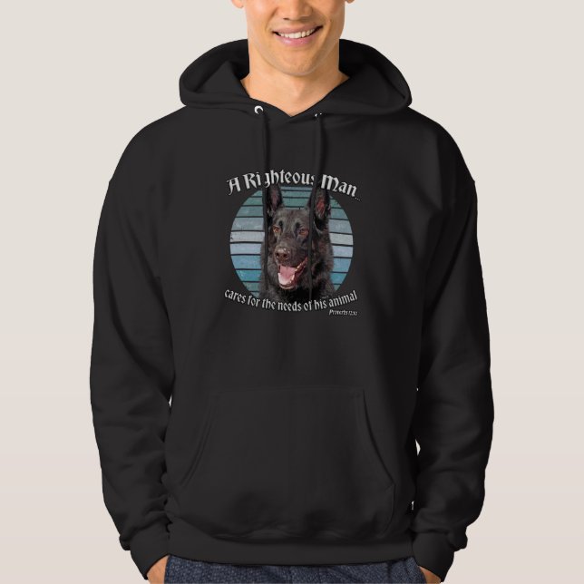 Sudadera German Shepherd Owner  Proverbs 1210 (Anverso)