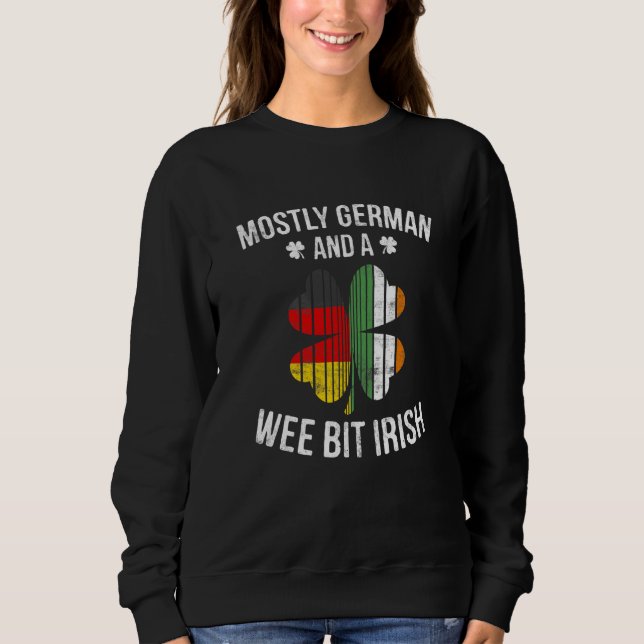 Sudadera German Wee Bit Irish Germany Patrick Day (Anverso)