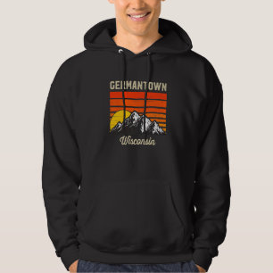Sudadera Germantown Wisconsin Retro City State Usa