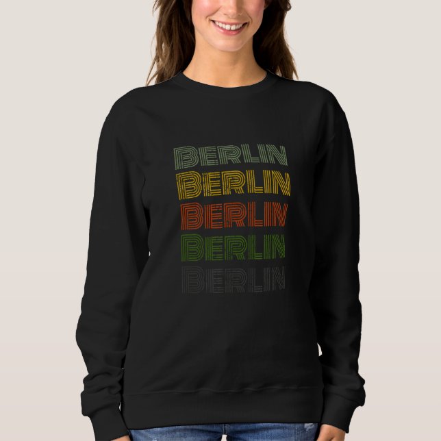 Sudadera Germany 70 s City Retro Vintage Berlin (Anverso)