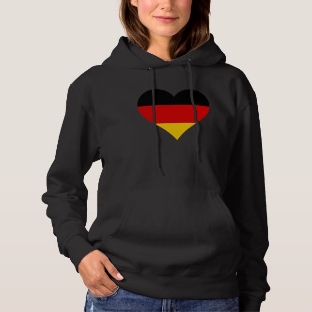 Sudadera Germany Flag Heart Germany Gifts Love Germany (Anverso)