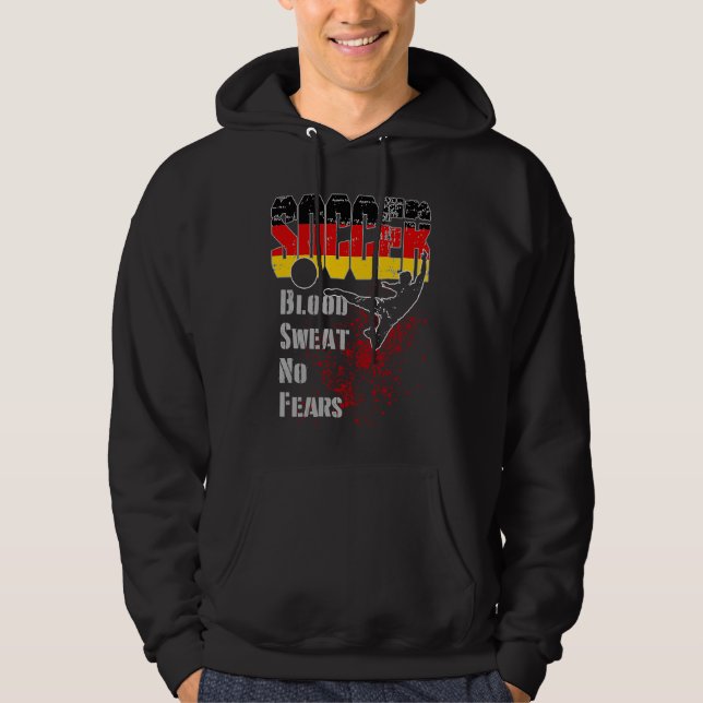 Sudadera Germany I Love Soccer And Football Player (Anverso)