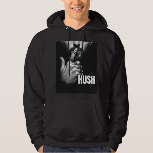 Sudadera Gesto de callar al hombre moderno Gráfico HUSH