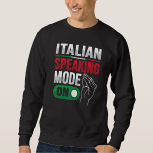 Sudadera Gesto De Mano Italiana Para Una Italia