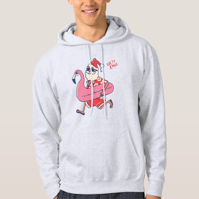 Sudadera Getaways Navidades de Mele Kalikimaka Santa Flamin (Anverso)