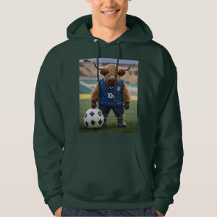 Sudadera "Getter de gol: Vaca de Highland vestida para el f