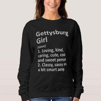 Sudadera GETTYSBURG CHICA PA PENNSYLVANIA Funny City Home R