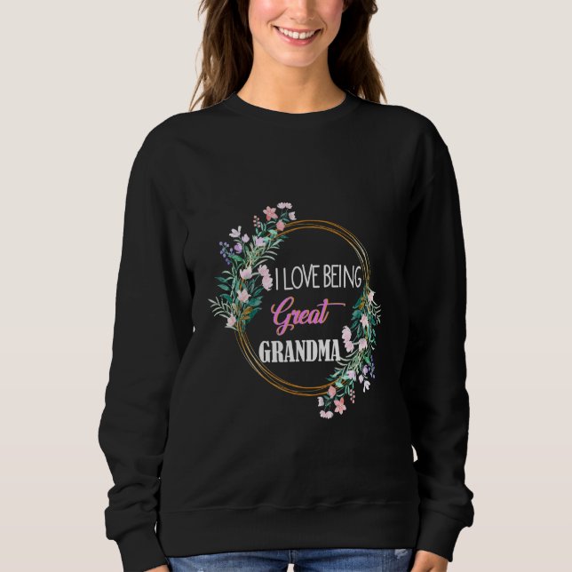 Sudadera GG Love Being GiGi Great Grandparent (Anverso)