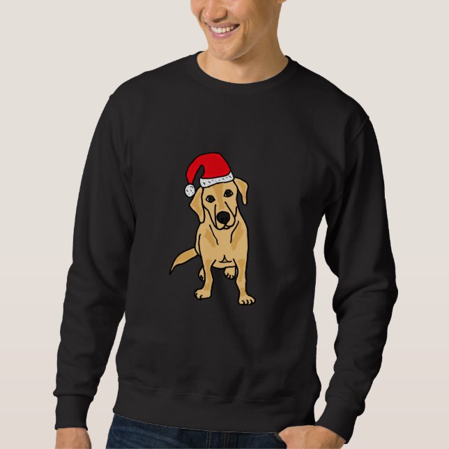 Sudadera GH Labrador amarillo divertido en camiseta del (Anverso)
