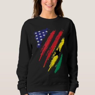 Sudadera Ghana Bandera Americana Grove Estados Unidos Patri