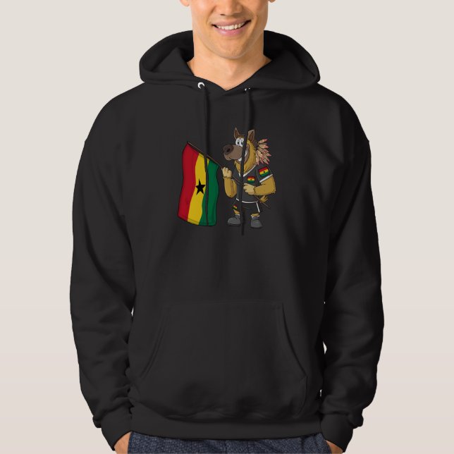 Sudadera Ghana Rasta Dog (Anverso)