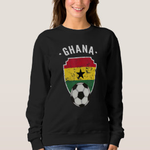 Sudadera Ghana Soccer Ghana Bandera Fútbol Ghanés Orgullo G
