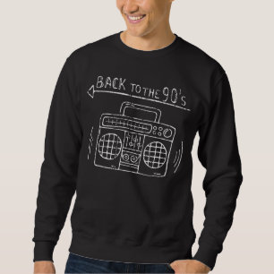 Sudadera Ghetto Blaster de vuelta a la investigación de rap