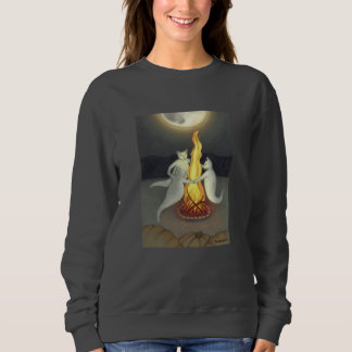 Sudadera Ghost Cats Halloween Sweatshirt
