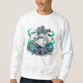 Sudadera Ghost DJs Party Art – Fantasmas divertidos de Hip