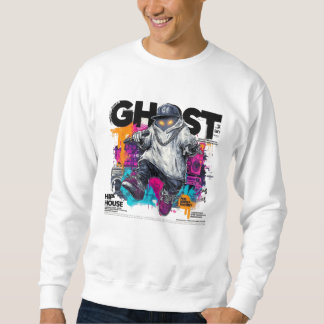 Sudadera Ghost Rapper Hip Hop Street Art T-Shirt Design | U