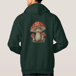 Sudadera Giant Amanita Mushroom Art | Retro Graphic Print