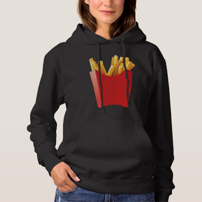 Sudadera Giant French Fries  hace un gran disfraz de Hallow (Anverso)