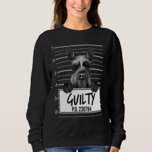 Sudadera Giant Schnauzer Mugshot Guilty Dog